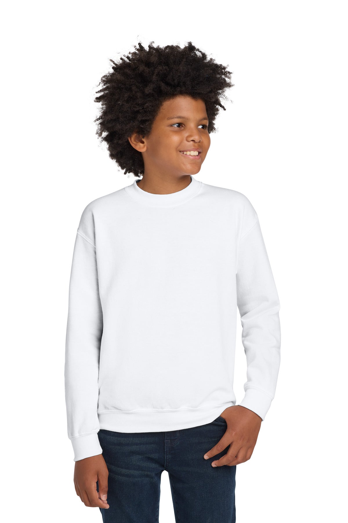 Gildan® Youth Heavy Blend™ Crewneck Sweatshirt. 18000B