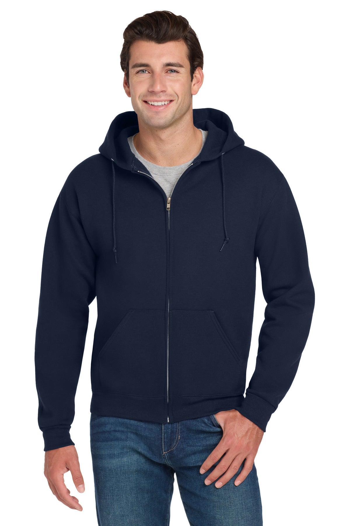 Jerzees® Super Sweats® NuBlend® - Full-Zip Hooded Sweatshirt. 4999M