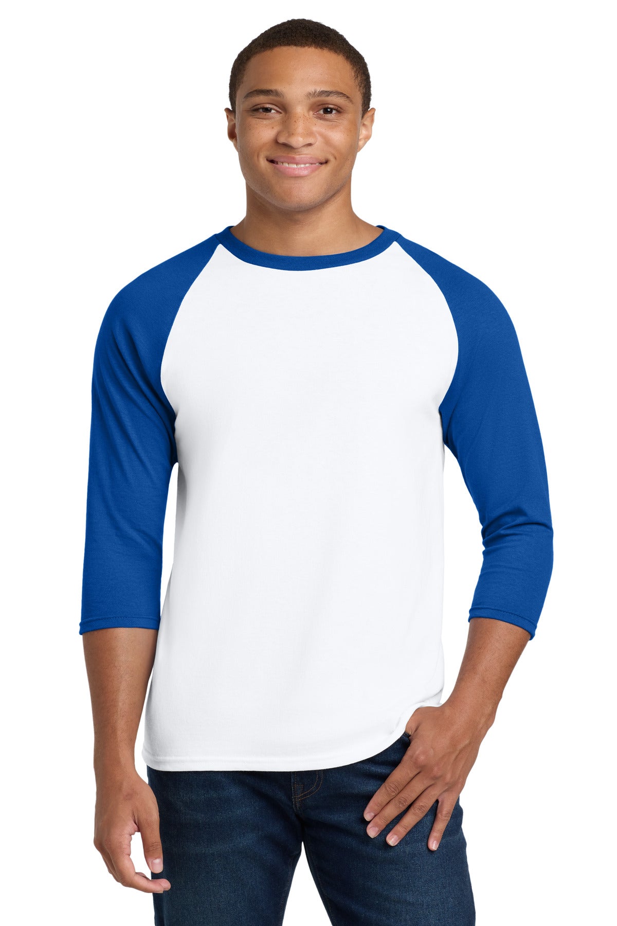 Gildan® Heavy Cotton™ 3/4-Sleeve Raglan T-Shirt. 5700