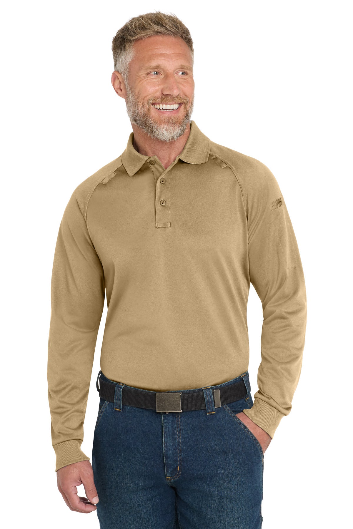 CornerStone® - Select Long Sleeve Snag-Proof Tactical Polo. CS410LS