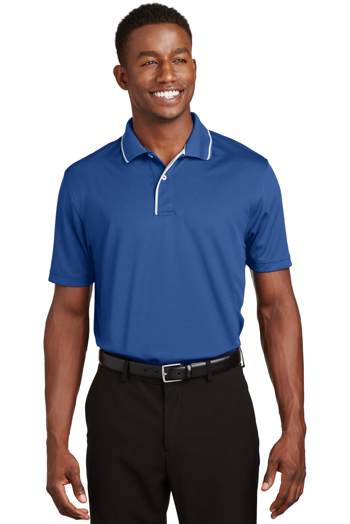 Sport-Tek® Dri-Mesh® Polo with Tipped Collar and Piping. K467