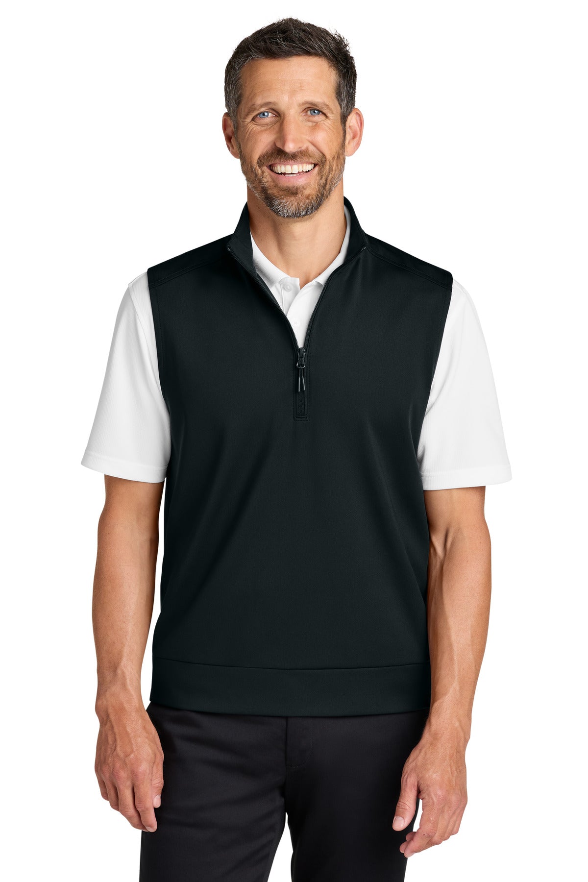 Port Authority® C-FREE® Double Knit 1/4-Zip Vest K880V – SanMar Sports