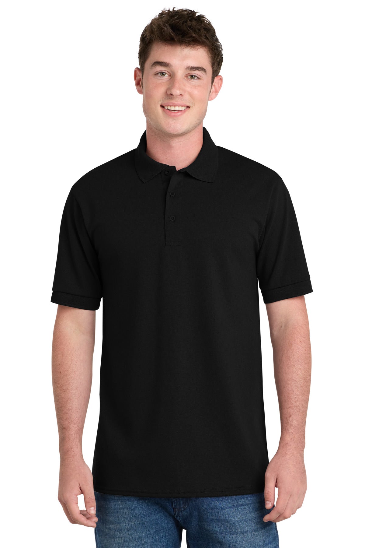Port & Co™ Tall Core Blend Jersey Knit Polo. KP55T