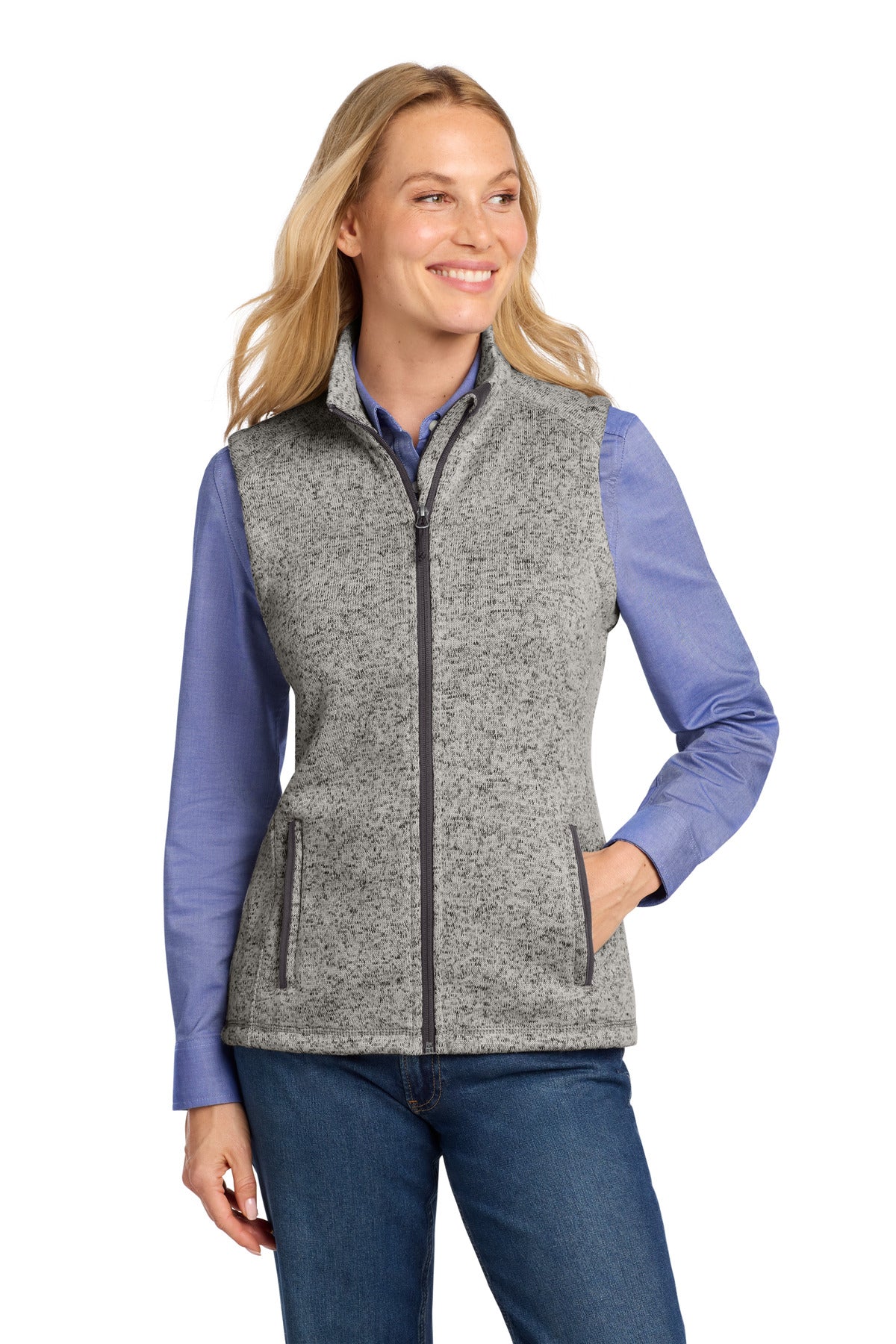 Port Authority ® Women's Sweater Fleece Vest L236