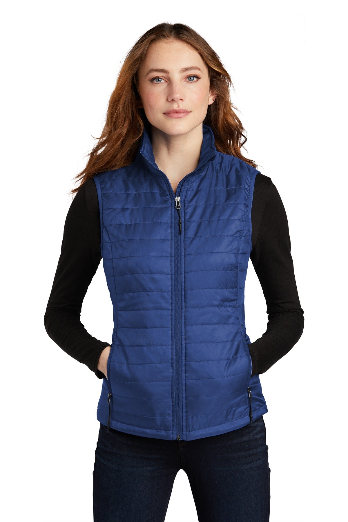Port Authority ® Women's Packable Puffy Vest L851 – SanMar Sports