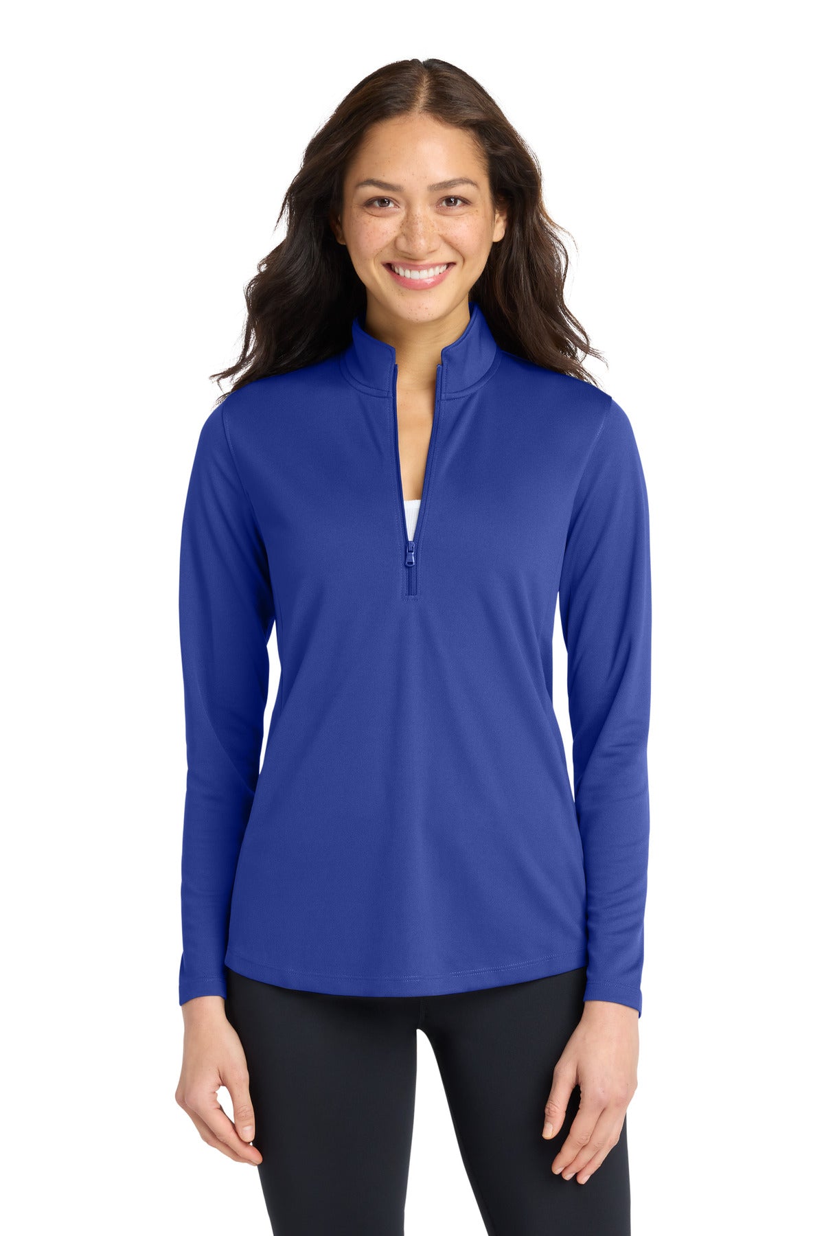 Port Authority® Women's Dry Zone® UV Micro-Mesh 1/4-Zip LK112