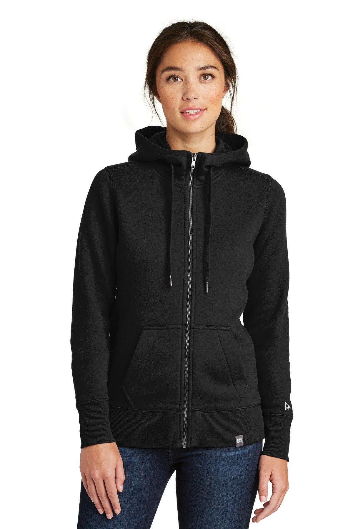New Era ® Women's French Terry Full-Zip Hoodie. LNEA502 – SanMar