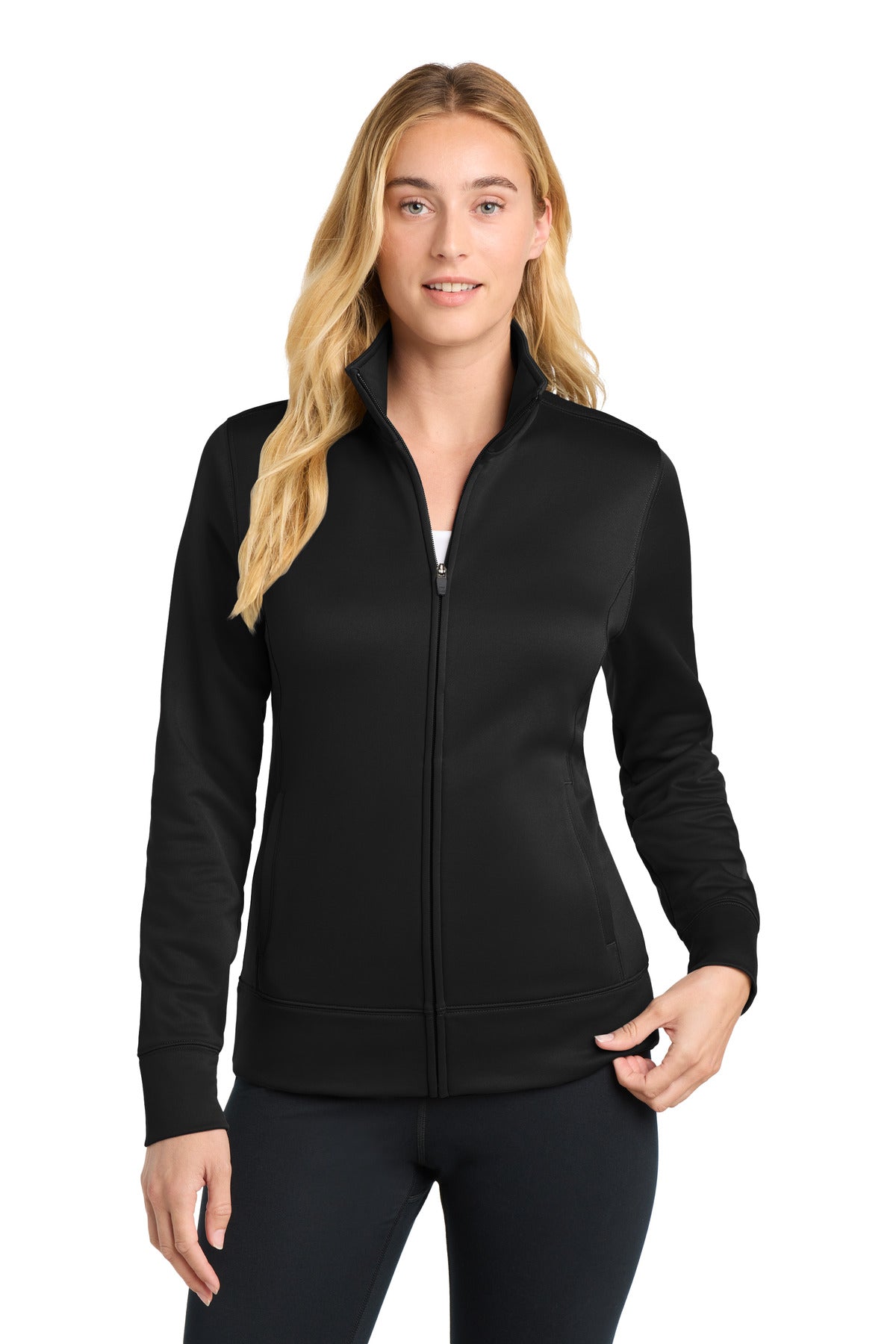 Sport-Tek® Women's Sport-Wick® Fleece Full-Zip Jacket. LST241