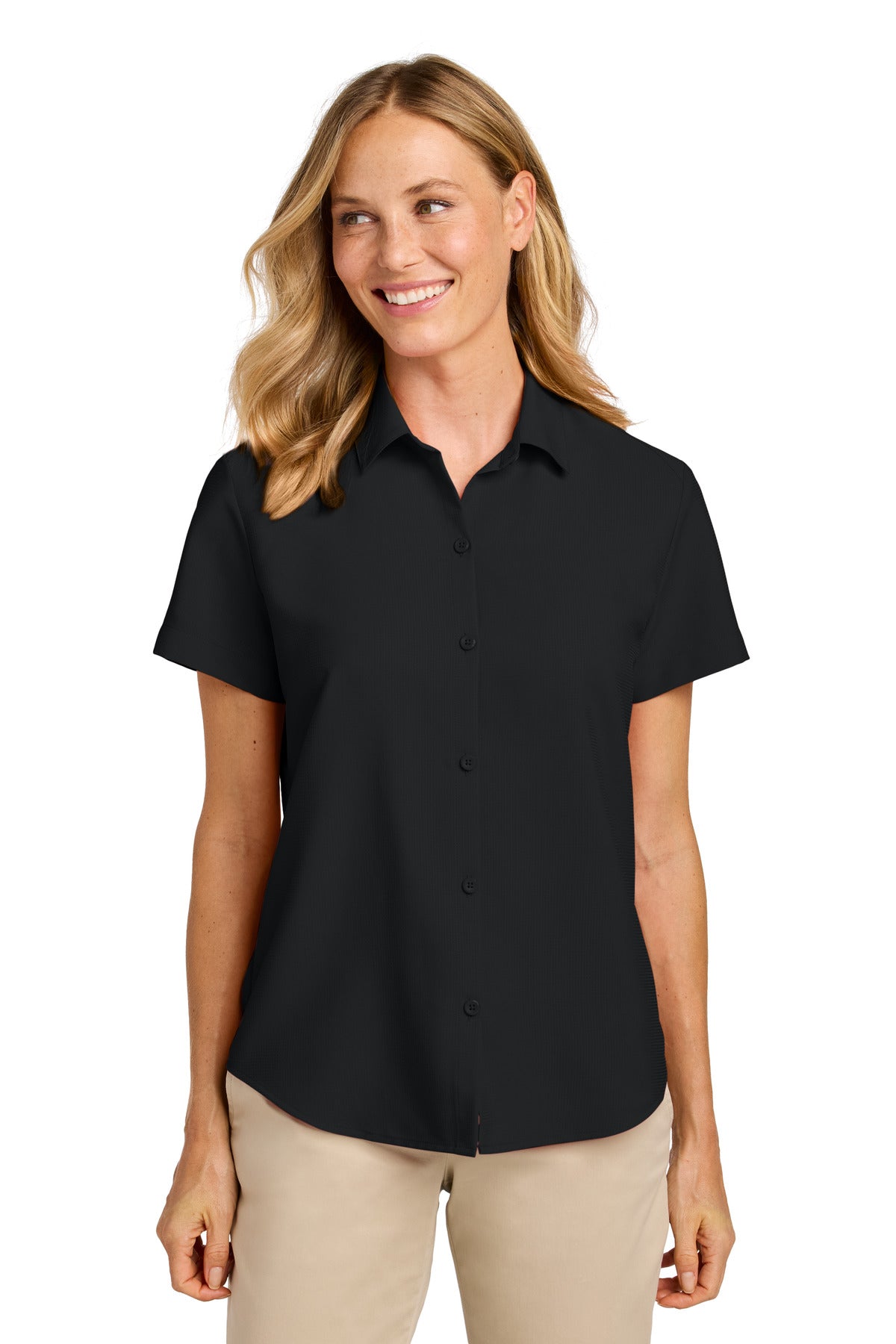 Port Authority® Women's Short Sleeve UV Dockside Shirt LW963