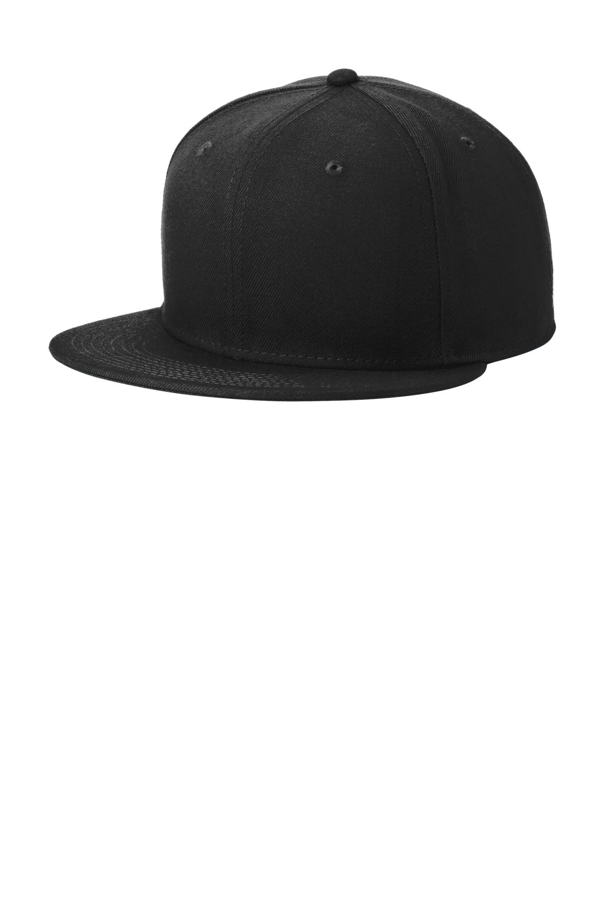 ビーデンキャップ　ブラック New Era® Standard Fit Flat Bill Snapback Cap NE4020 – SanMar Sports
