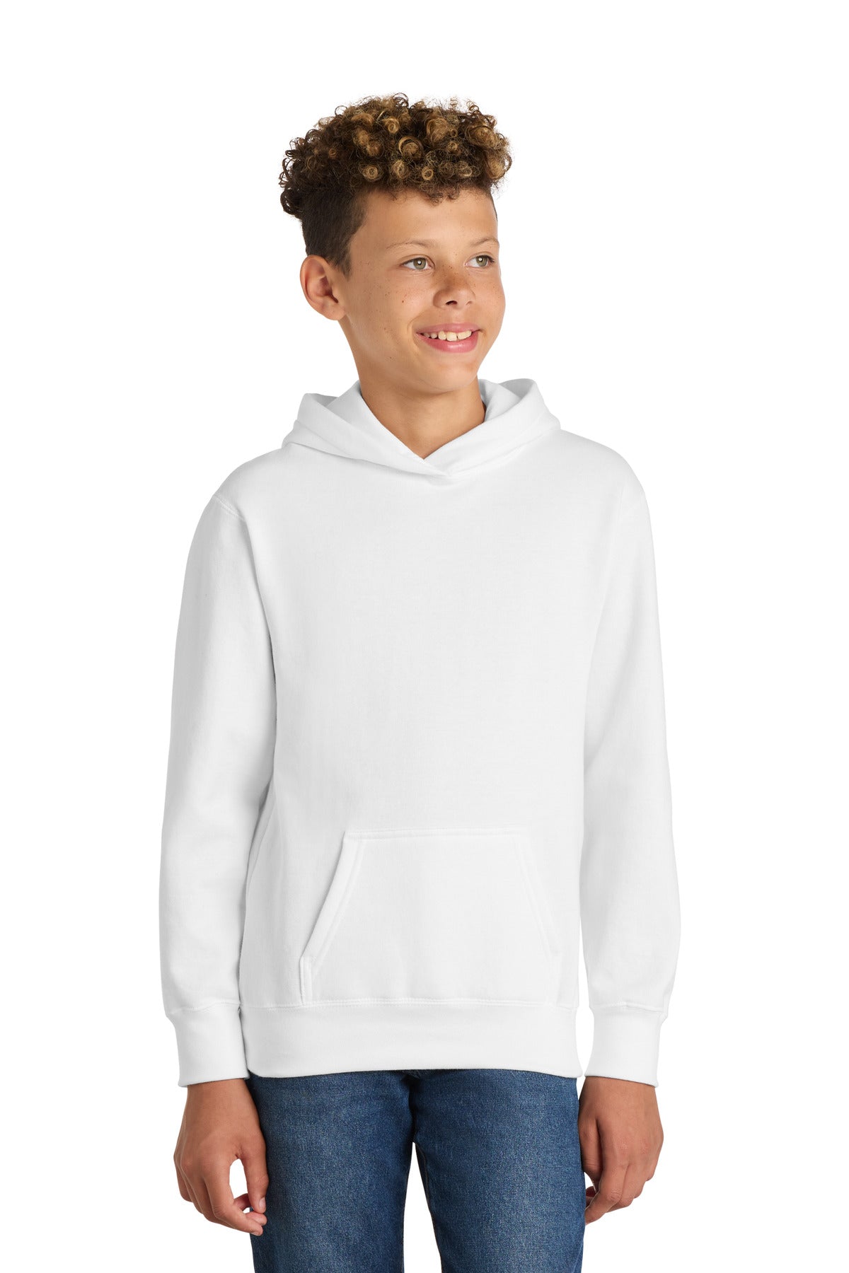 Port & Co™ Youth Fan Favorite Fleece Pullover Hooded Sweatshirt. PC850YH