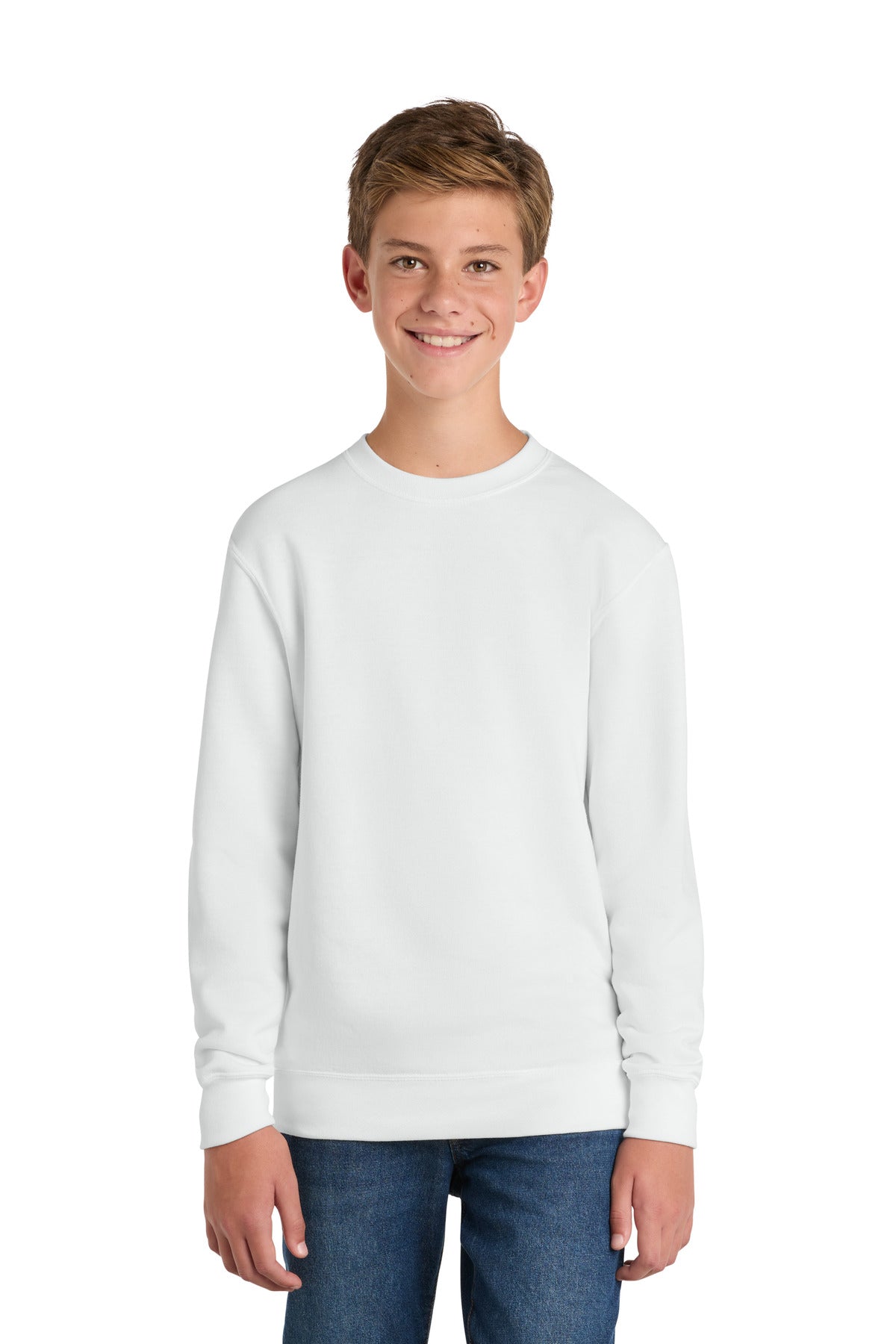 Port & Co™ Youth Core Fleece Crewneck Sweatshirt. PC90Y