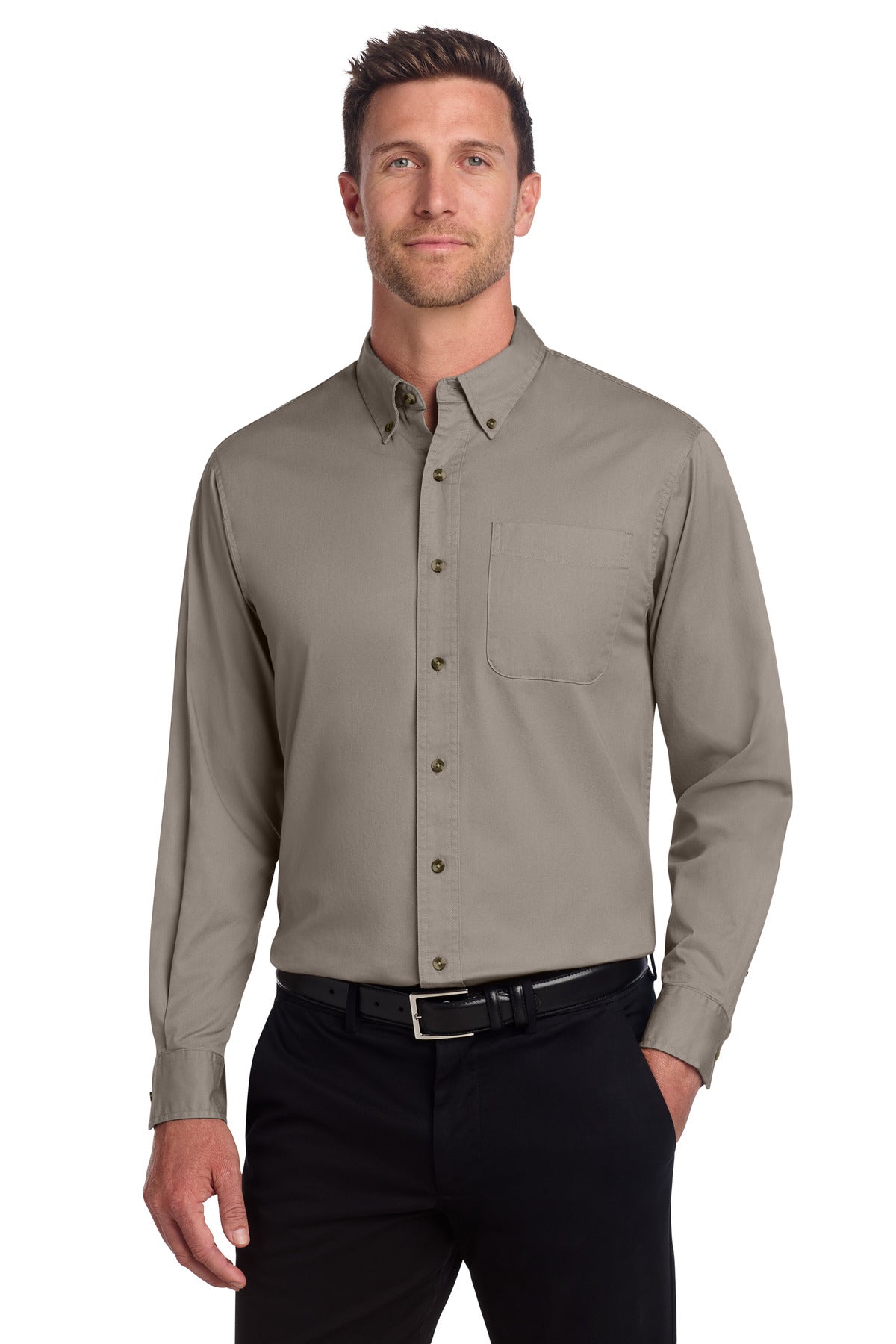 Port Authority® Long Sleeve Twill Shirt. S600T
