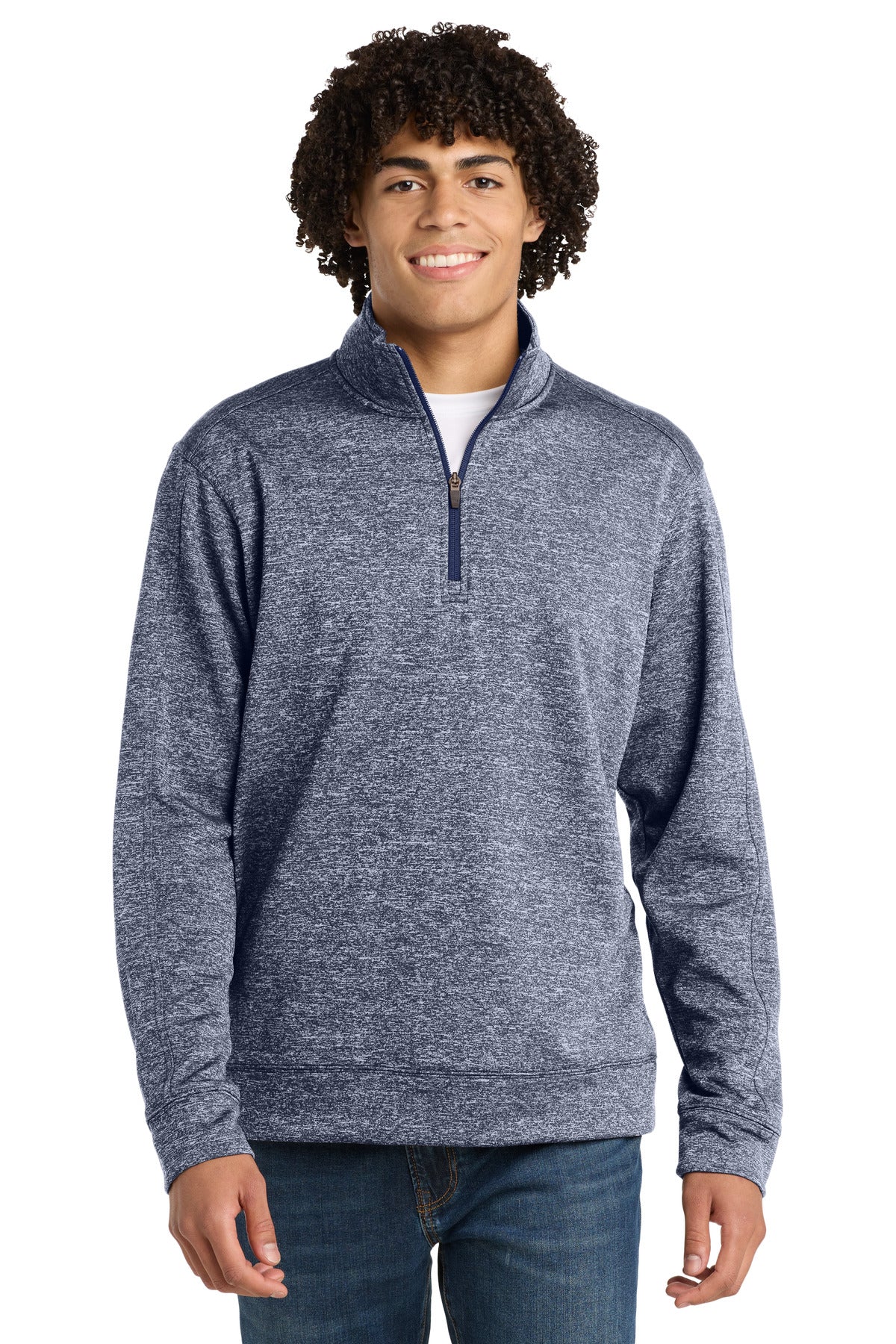 Sport-Tek® PosiCharge® Electric Heather Fleece 1/4-Zip Pullover. ST226