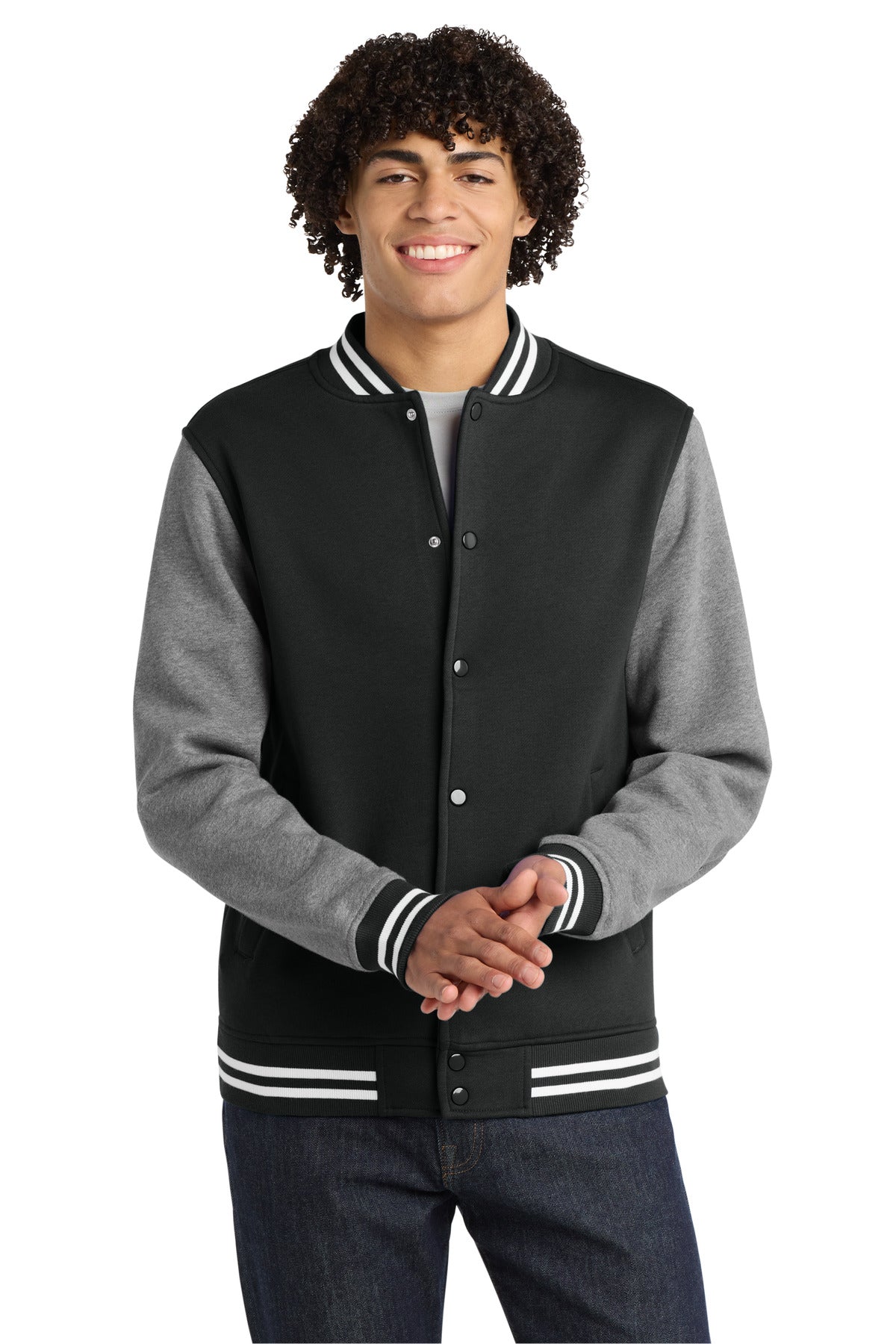 Sport-Tek® Fleece Letterman Jacket. ST270 – SanMar Sports