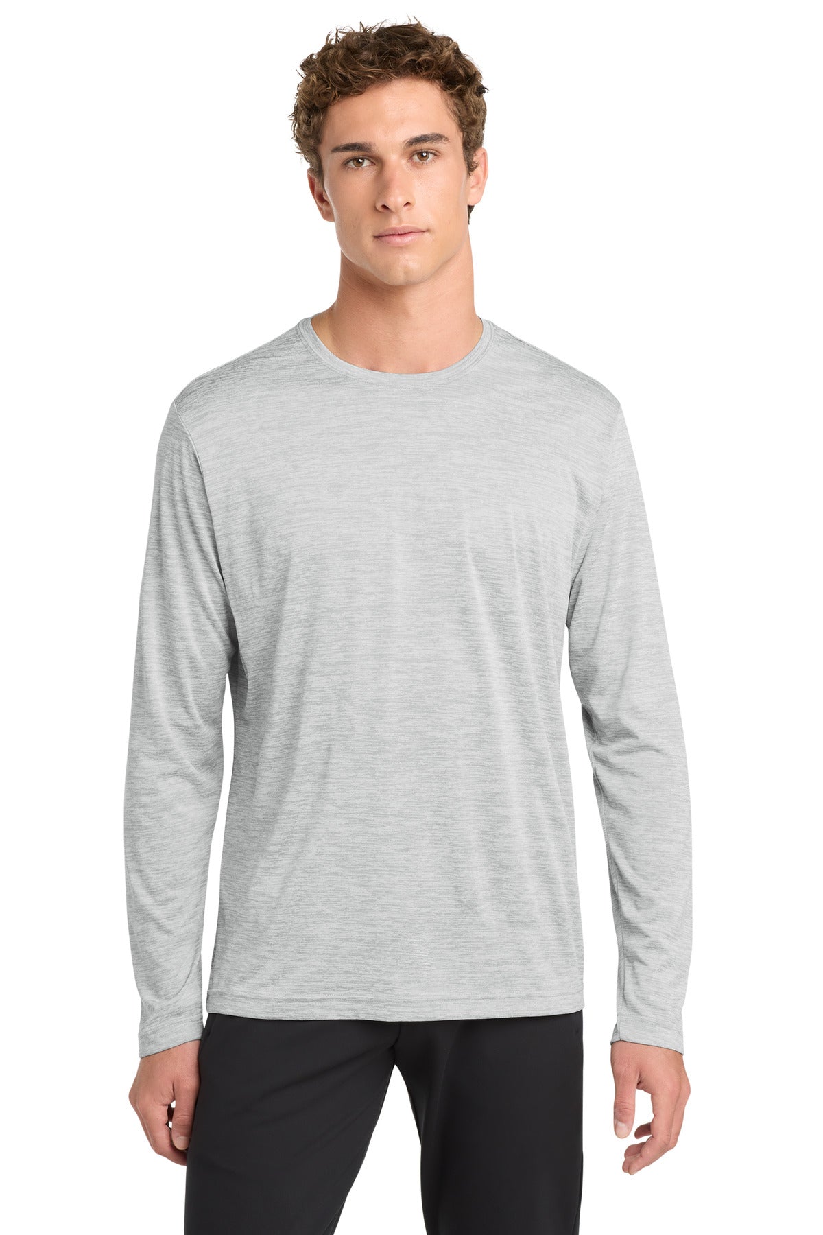 Sport-Tek ® PosiCharge ® Long Sleeve Electric Heather Tee. ST390LS