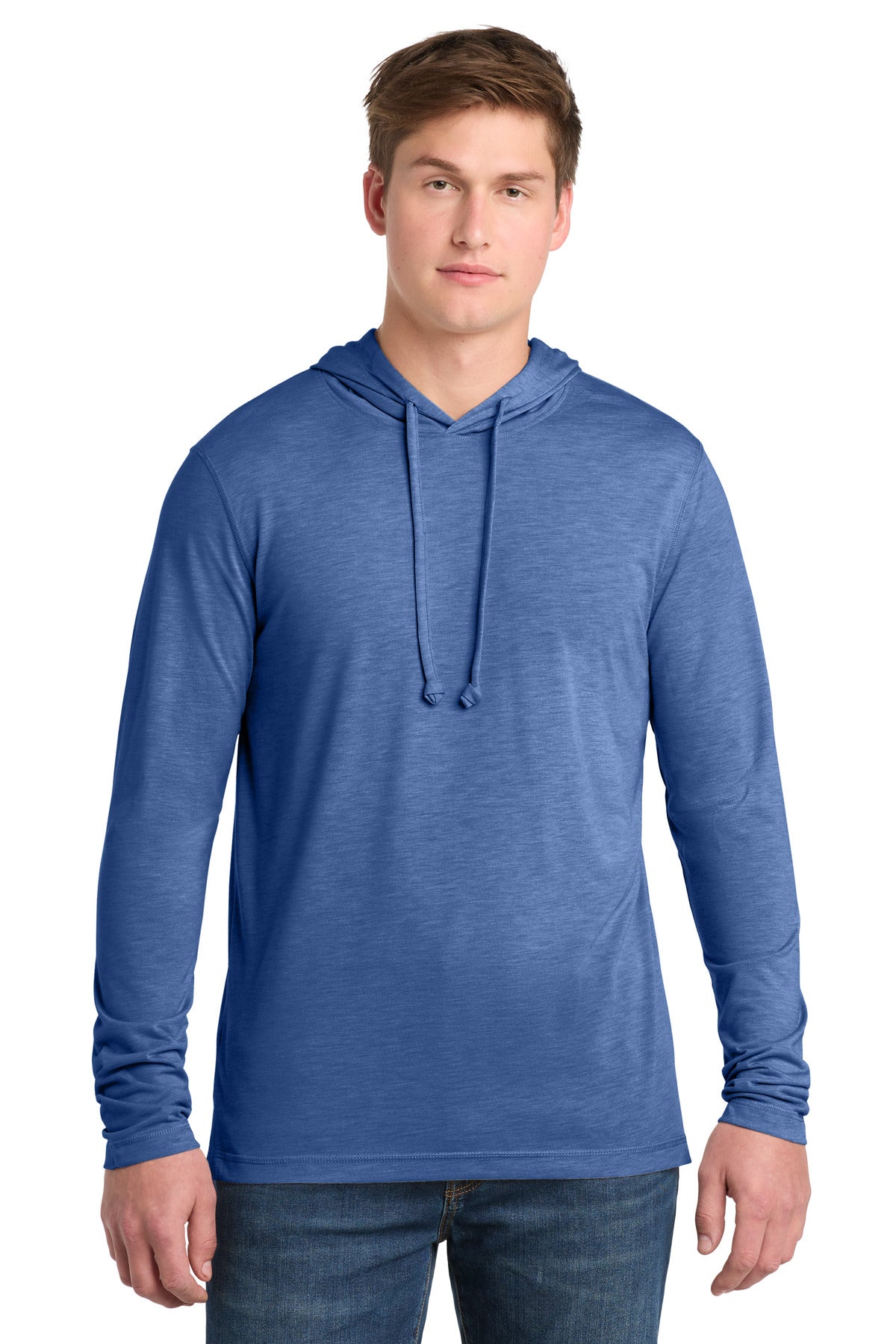 Sport-Tek ® PosiCharge ® Tri-Blend Wicking Long Sleeve Hoodie ST406