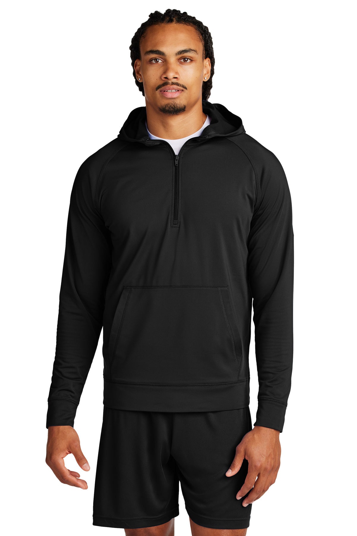 Sport-Tek® Sport-Wick® Stretch 1/2-Zip Hoodie ST856 – SanMar Sports