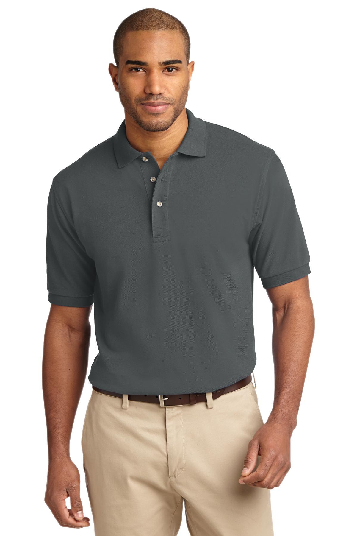 Port Authority® Tall Heavyweight Cotton Pique Polo. TLK420
