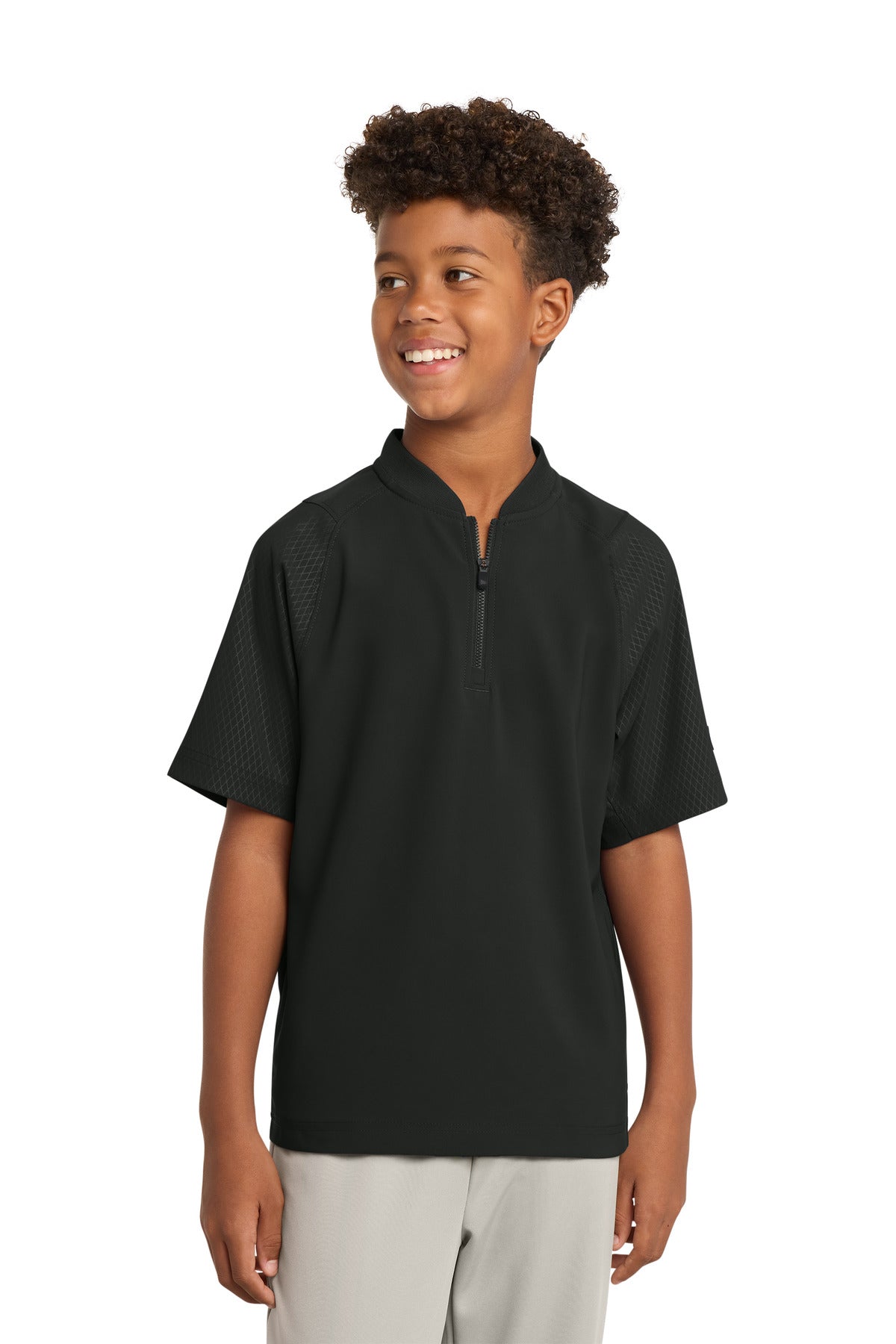 New Era ® Youth Cage Short Sleeve 1/4-Zip Jacket. YNEA600 – SanMar