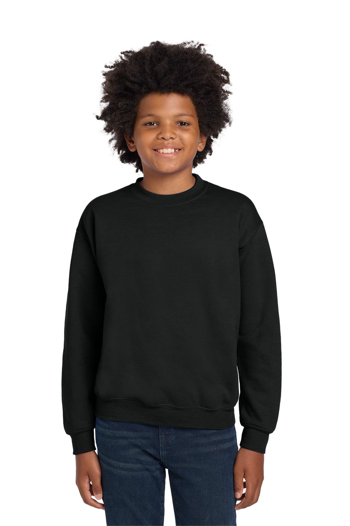 Gildan® Youth Heavy Blend™ Crewneck Sweatshirt. 18000B – SanMar Sports