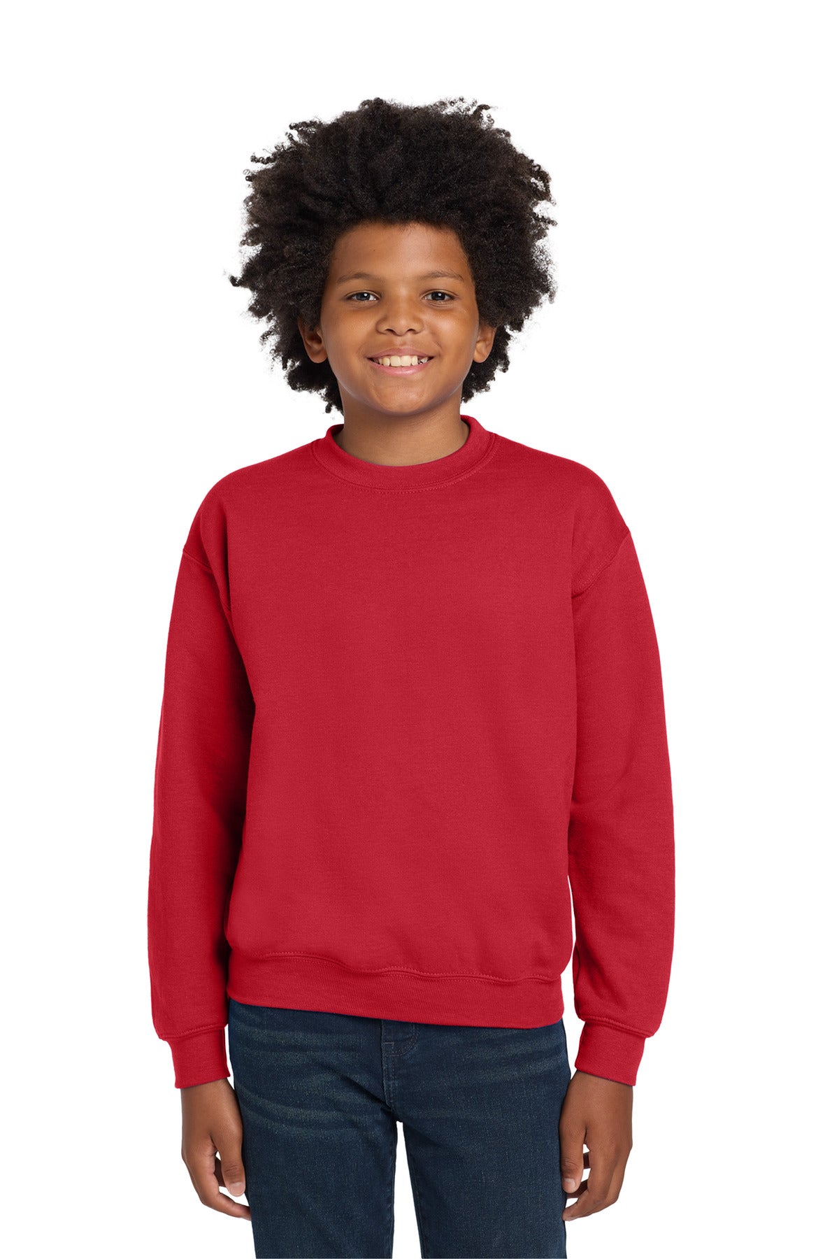 Gildan® Youth Heavy Blend™ Crewneck Sweatshirt. 18000B – SanMar Sports