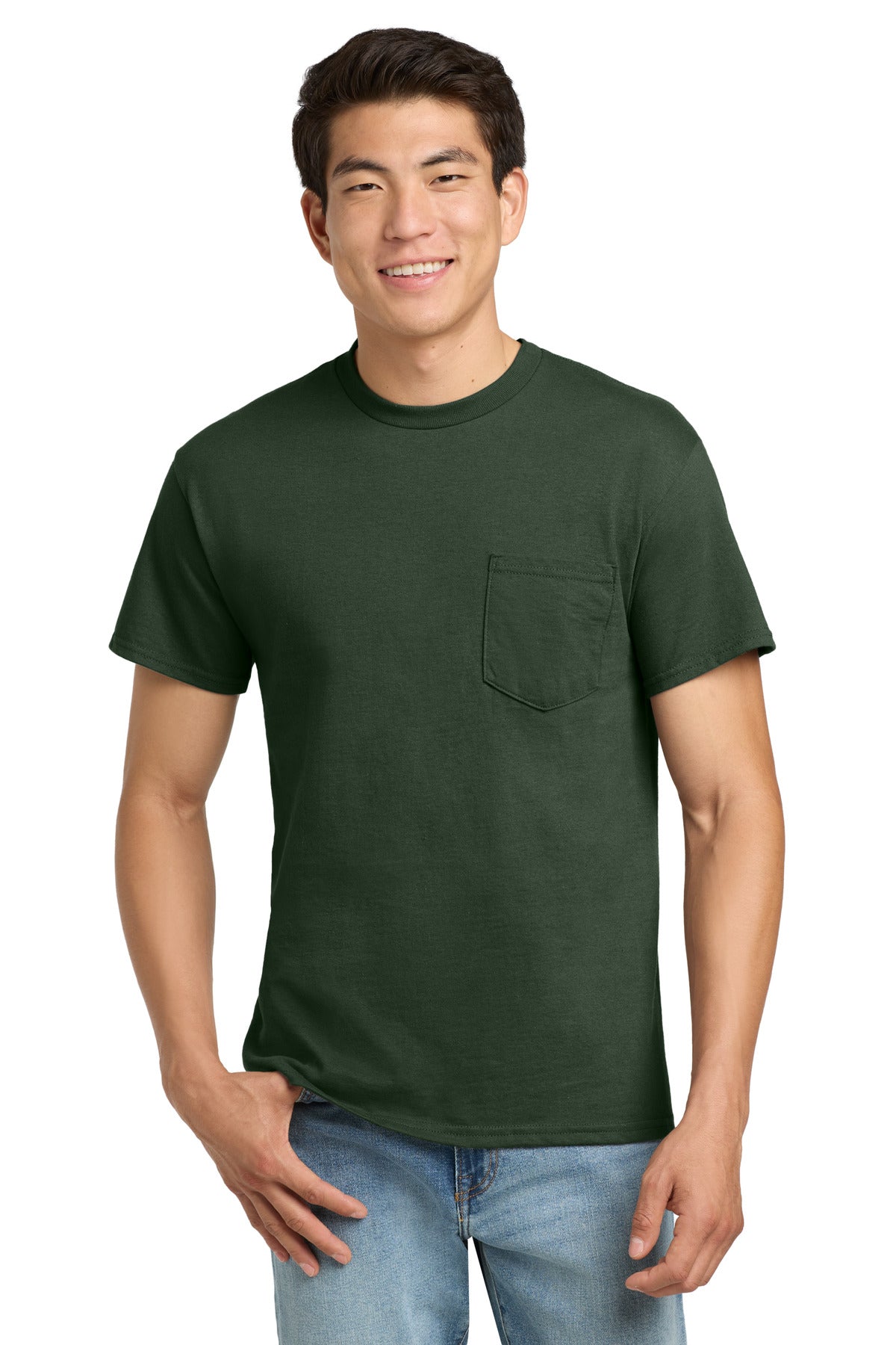 Gildan® - Ultra Cotton® 100% US Cotton T-Shirt with Pocket.  2300