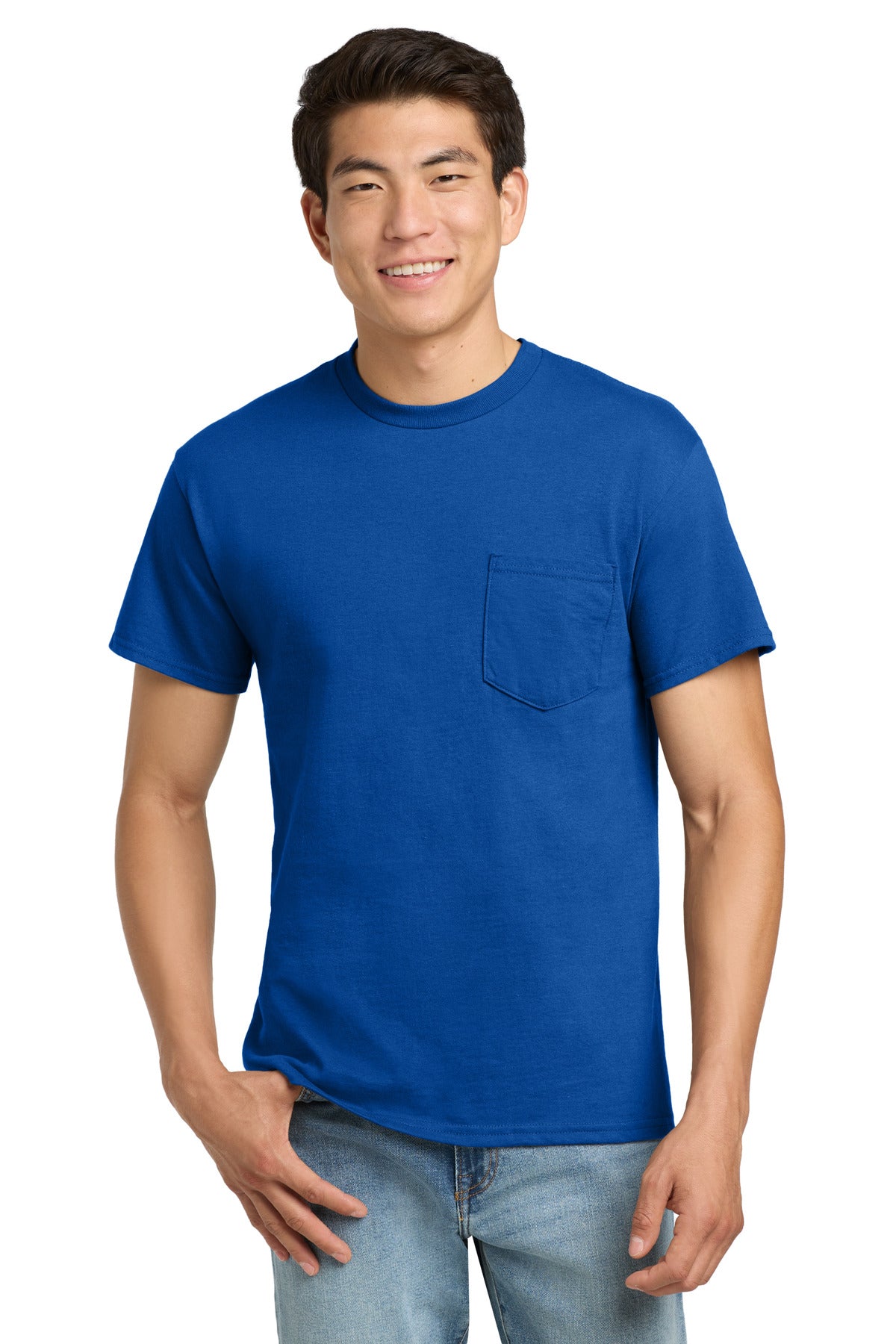 Gildan® - Ultra Cotton® 100% US Cotton T-Shirt with Pocket.  2300
