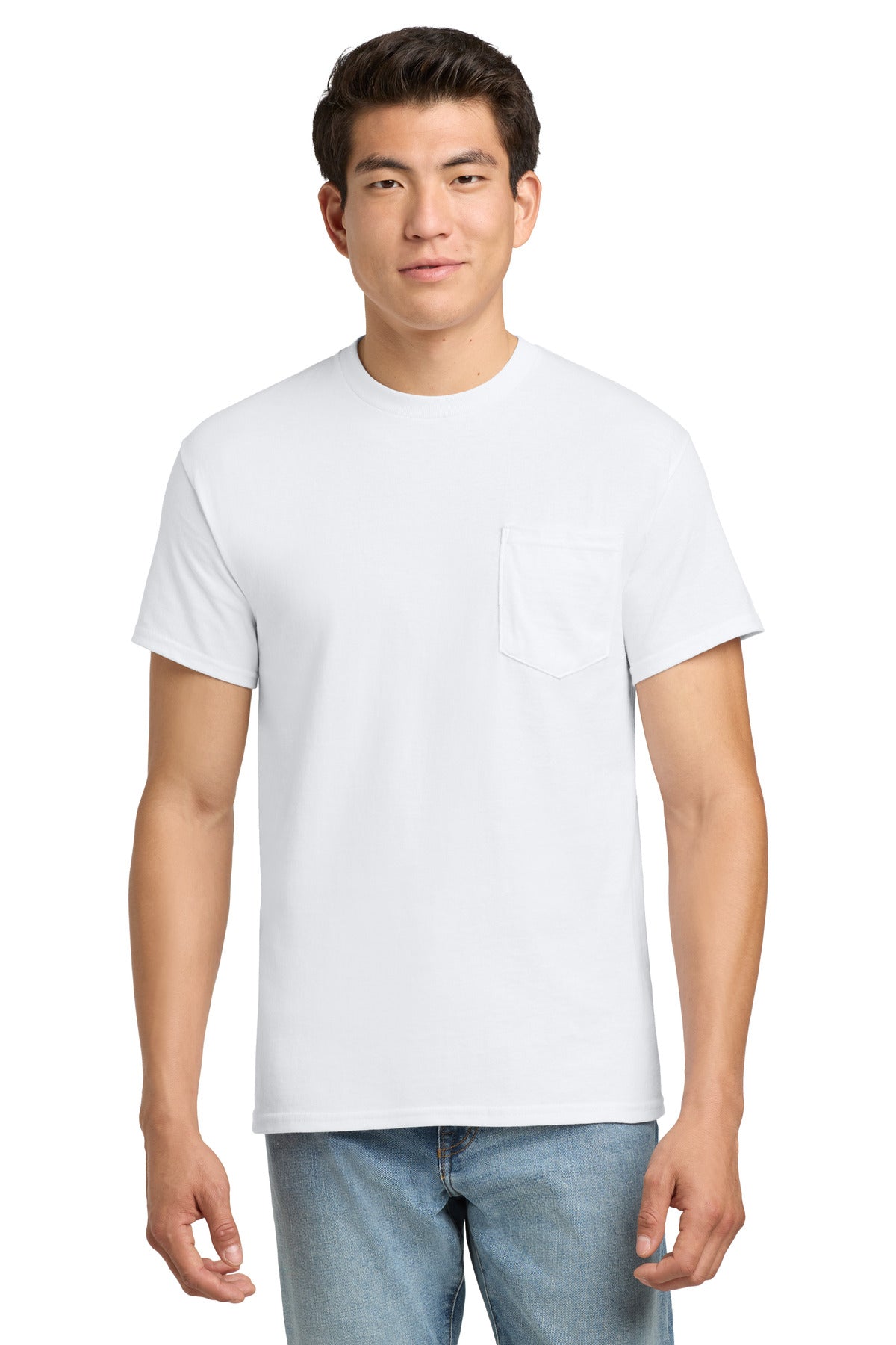 Gildan® - Ultra Cotton® 100% US Cotton T-Shirt with Pocket.  2300