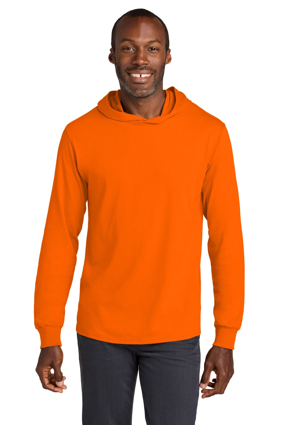 Jerzees Classics™ Unisex Cotton Long Sleeve Hooded T-Shirt 363LH