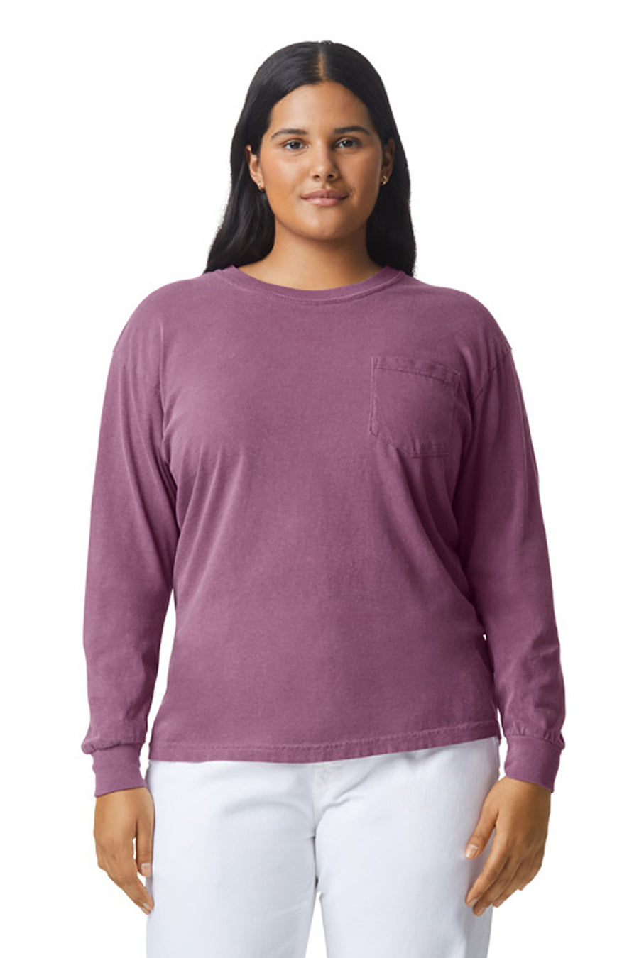 COMFORT COLORS ® Heavyweight Ring Spun Long Sleeve Pocket Tee. 4410