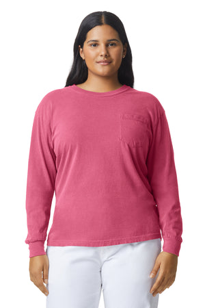 COMFORT COLORS ® Heavyweight Ring Spun Long Sleeve Pocket Tee. 4410