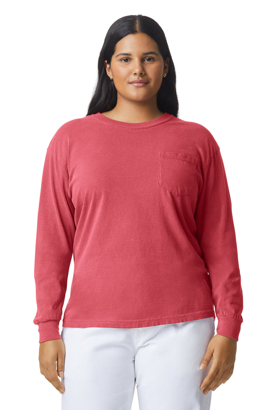 COMFORT COLORS ® Heavyweight Ring Spun Long Sleeve Pocket Tee. 4410