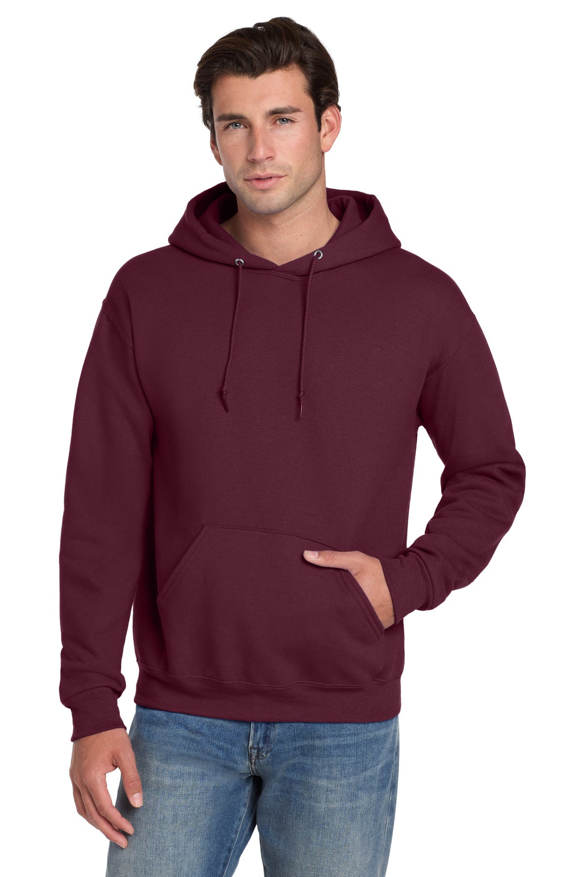 Jerzees® Super Sweats® NuBlend® - Pullover Hooded Sweatshirt.  4997M