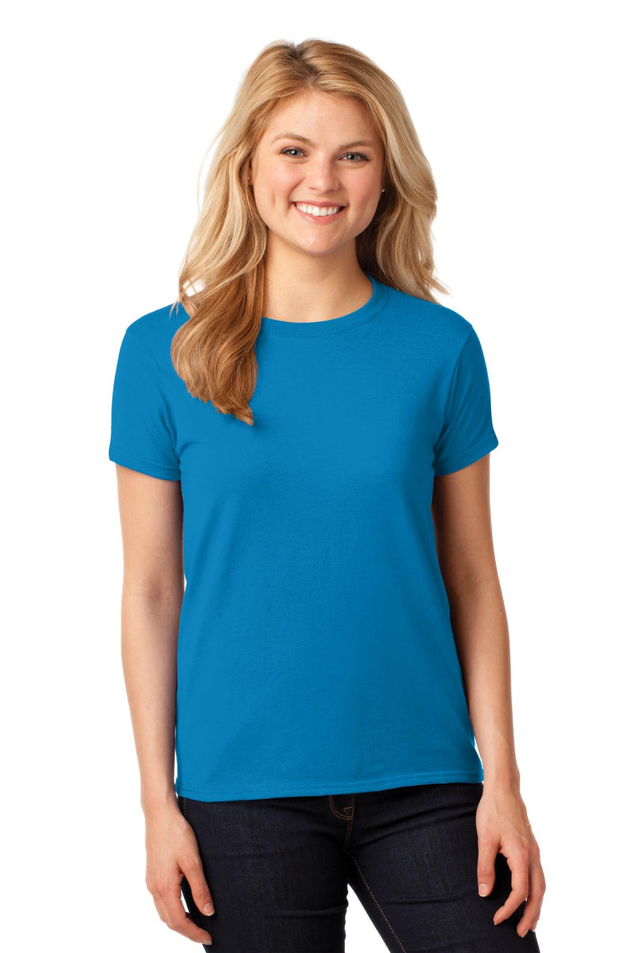 Gildan® Women's Heavy Cotton® 100% Cotton T-Shirt. 5000L