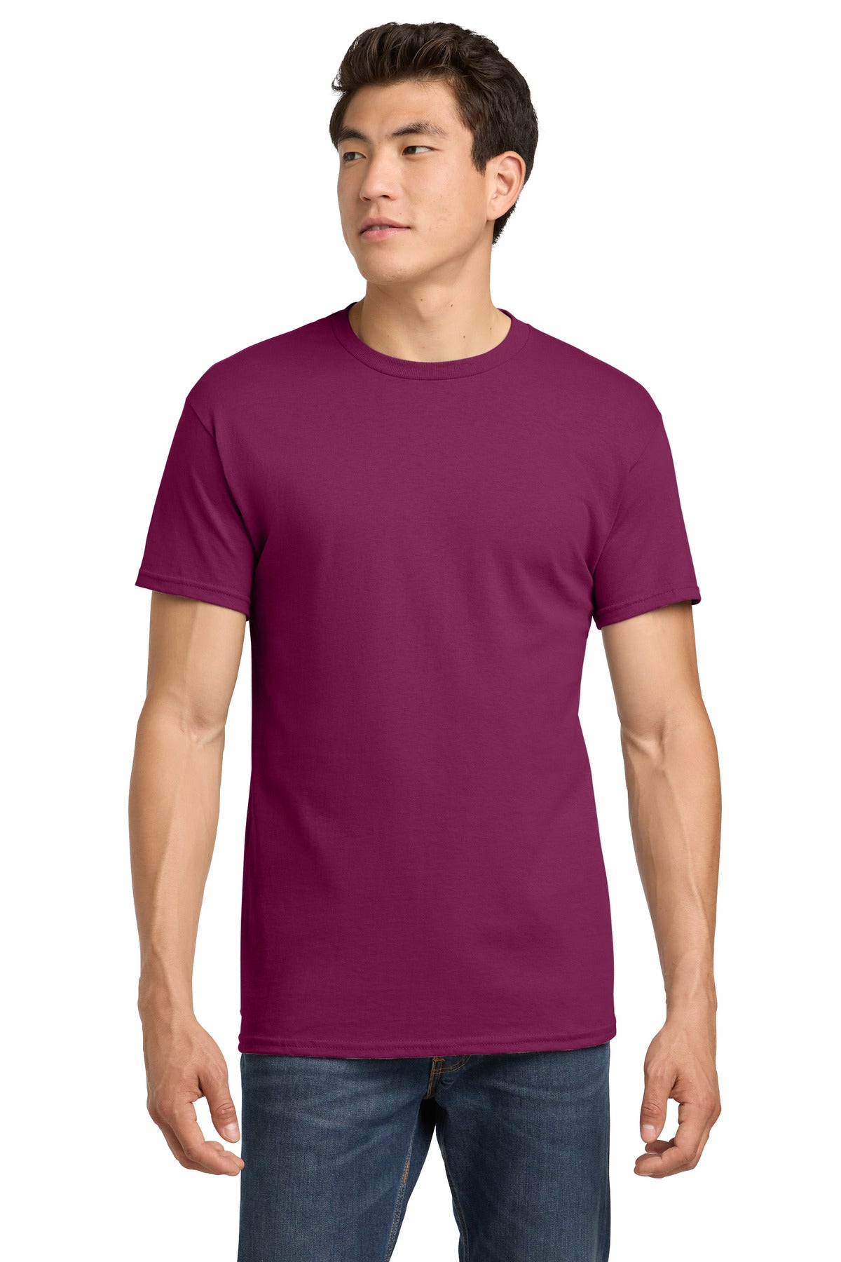 Produktbild von Gildan Herren Heavy Cotton T-Shirt 5000 – 100% Baumwolle, Kurzärmlig, Klassischer Schnitt, Für Alltag Und Arbeit