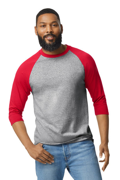 Gildan® Heavy Cotton™ 3/4-Sleeve Raglan T-Shirt. 5700