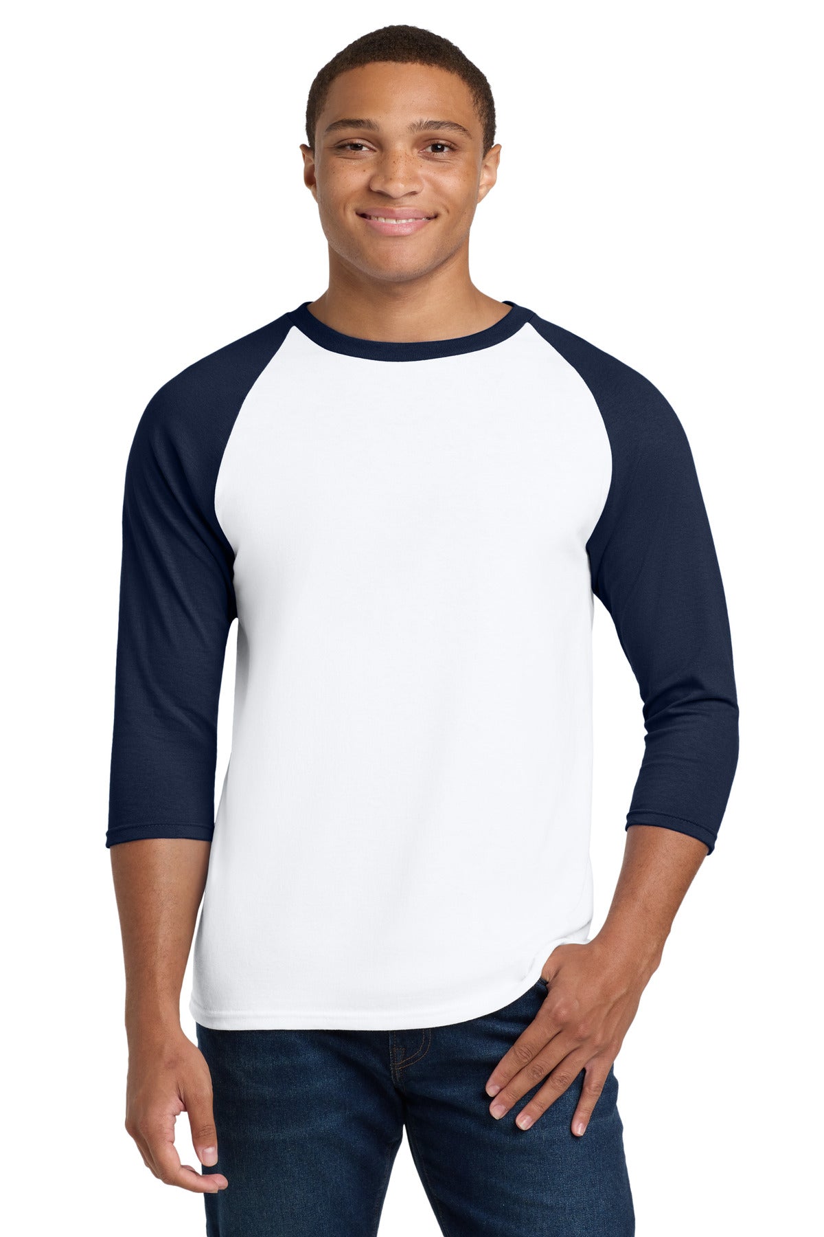 Gildan® Heavy Cotton&#8482; 3/4-Sleeve Raglan T-Shirt. 5700
