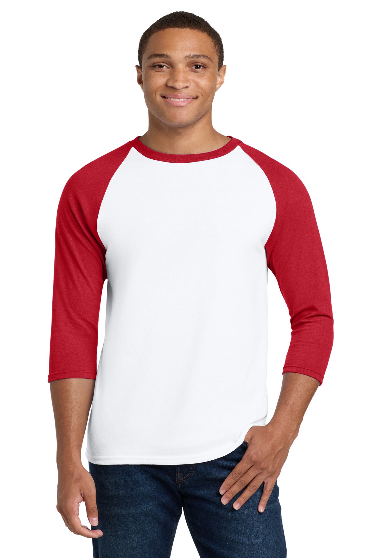 Gildan® Heavy Cotton&#8482; 3/4-Sleeve Raglan T-Shirt. 5700