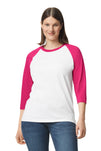 Gildan® Heavy Cotton&#8482; 3/4-Sleeve Raglan T-Shirt. 5700