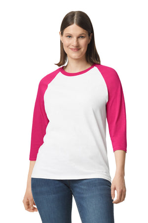 Gildan® Heavy Cotton&#8482; 3/4-Sleeve Raglan T-Shirt. 5700