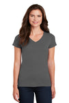 Gildan® Women's Heavy Cotton® 100% Cotton V-Neck T-Shirt. 5V00L