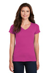 Gildan® Women's Heavy Cotton® 100% Cotton V-Neck T-Shirt. 5V00L