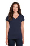 Gildan® Women's Heavy Cotton® 100% Cotton V-Neck T-Shirt. 5V00L