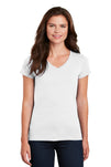 Gildan® Women's Heavy Cotton® 100% Cotton V-Neck T-Shirt. 5V00L