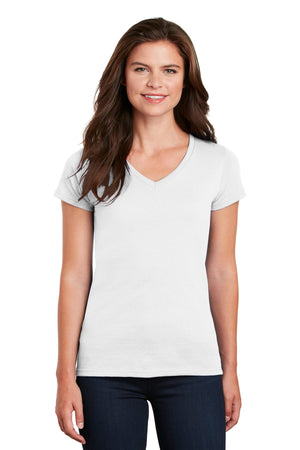 Gildan® Women's Heavy Cotton® 100% Cotton V-Neck T-Shirt. 5V00L