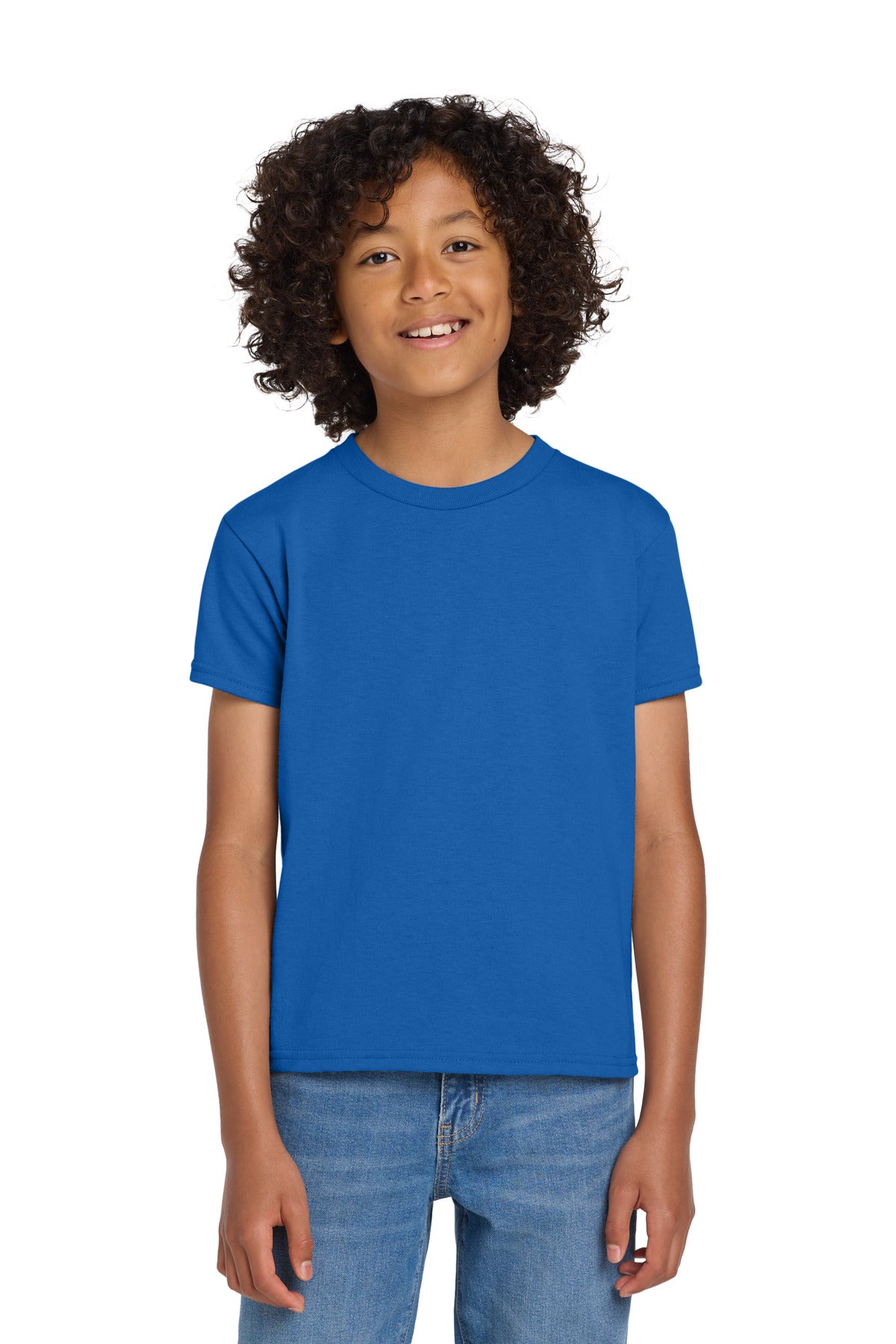 Gildan® Youth DryBlend® 50 Cotton/50 Poly T-Shirt.  8000B