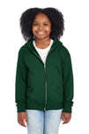 Jerzees® - Youth NuBlend® Full-Zip Hooded Sweatshirt.  993B