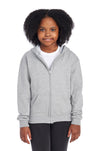 Jerzees® - Youth NuBlend® Full-Zip Hooded Sweatshirt.  993B
