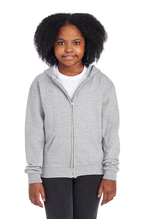 Jerzees® - Youth NuBlend® Full-Zip Hooded Sweatshirt.  993B